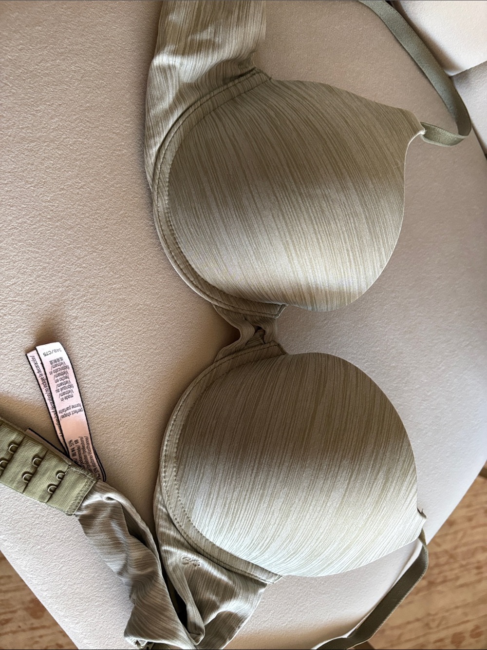 Victoria's Secret Olive Green T-Shirt Bra